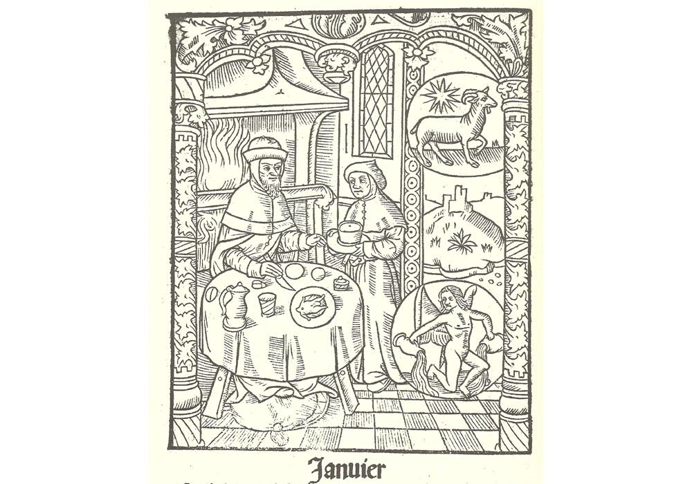 Compost Kalendrier bergeres-Guy Marchant-Incunabula & Ancient Books-facsimile book-Vicent García Editores-2 January